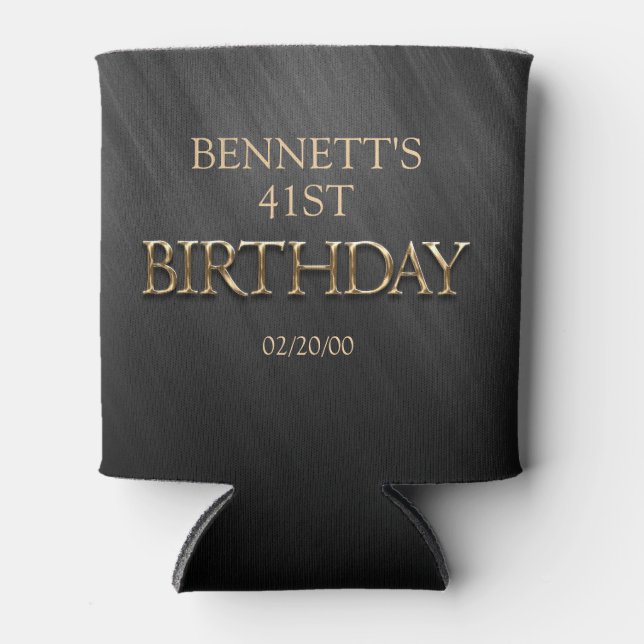 Geburtstag Dosenkühler (Vorderseite)