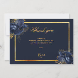 Geburtstag dunkelblaues Foto Männer Typ Dankeskarte