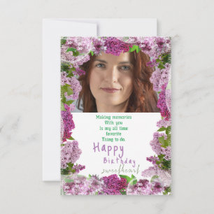 Geburtstag einer Freundin Karte