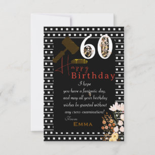 Geburtstag eines Anwalts Karte