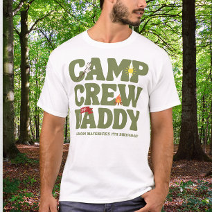Geburtstag eines glücklichen Camper-Jungen T-Shirt