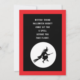 Geburtstag eines Kindes - kleine Hexe Einladung