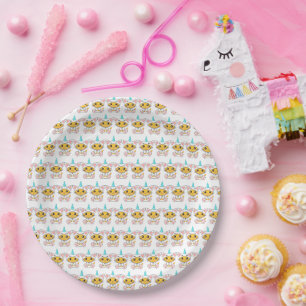 Geburtstag Einhorn Kitty Kinder Pappteller