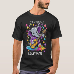 Geburtstag Elephant Gitarre spielen T-Shirt