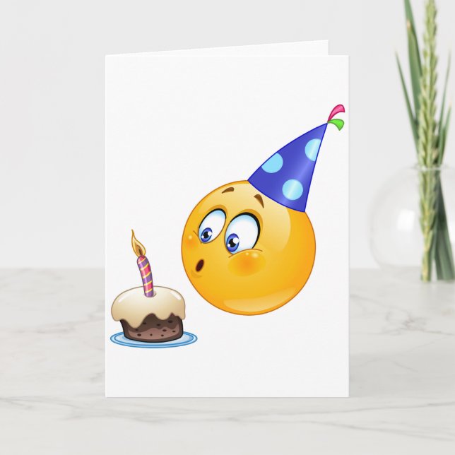 Geburtstag emoji karte (Vorderseite)