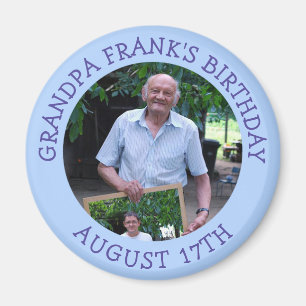 Geburtstag Erinnerung Personalisiert Foto Magnet