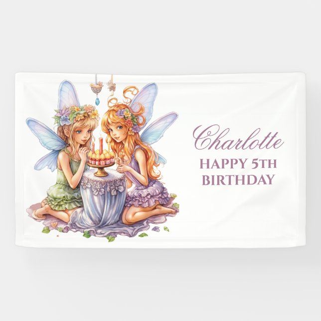 GEBURTSTAG-FAIRY-Banner Banner (Horizontal)