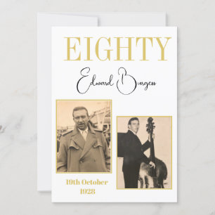 Geburtstag Foto Male Modern Geburtstag Einladung