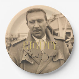 Geburtstag Foto Male Modern Geburtstag Pappteller