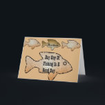 Geburtstag für einen Bruder, 4 Fische vorne angeln Karte<br><div class="desc">Vier Fische werden auf diesem lustigen,  Geburtstagsgruß für jeden Bruder,  der Lieben zu fischen. Meine freundlichen Grüße.</div>