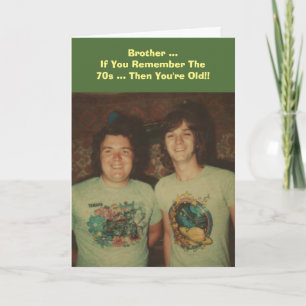 Geburtstag, für einen Bruder, erinnere dich an die Karte