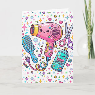 Geburtstag für einen Hairstylisten Karte