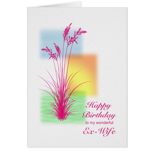 Geburtstag für Ex-Ehefrau, Grasszene (Vorne)