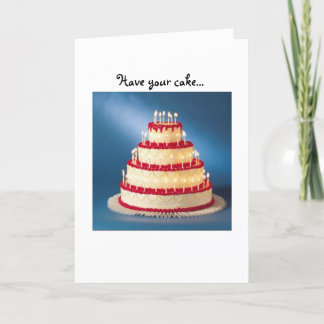 Geburtstag (für jedermann) karte