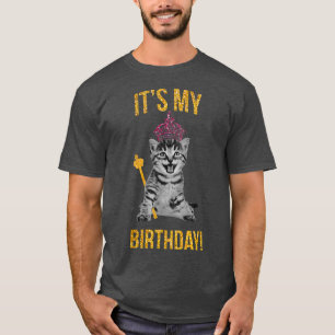 Geburtstag für Königinnen Katzenliebhaber Funny Ki T-Shirt