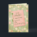 Geburtstag für Mutter von den Kindern Karte<br><div class="desc">Spaß zu-listen auf Tupfenhintergrund für den Geburtstag der Mutter von den Kindern auf</div>