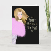 Geburtstag für seine Glamoure Lady in rosa Boa Car