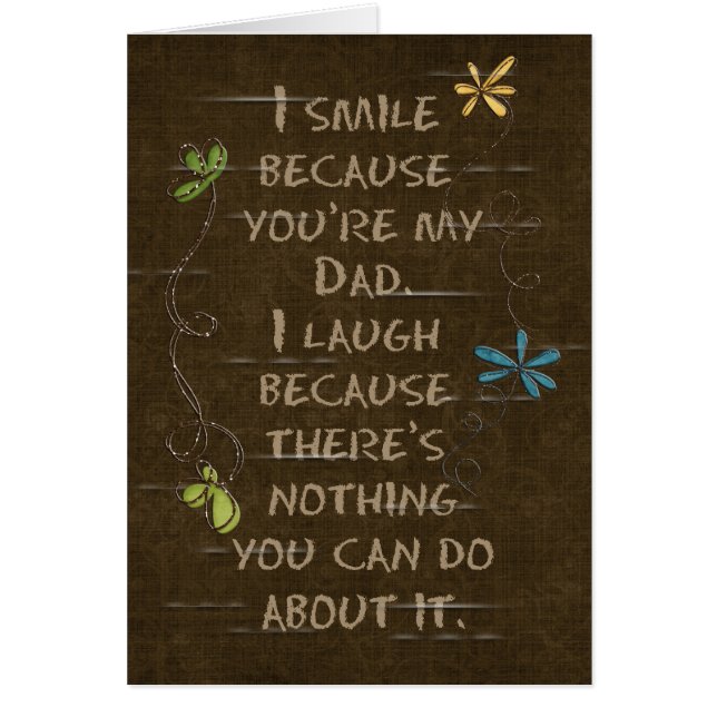 Geburtstag für Vater-Blumenkohl-Glitzer auf braun (Vorne)