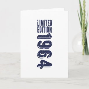 Geburtstag Geboren 1964 Limited Edition Karte