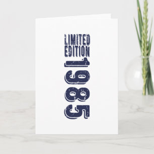 Geburtstag Geboren 1985 Limited Edition Karte