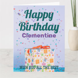 Geburtstag Gegenwart, Geschenkboxen, Geburtstagska Karte