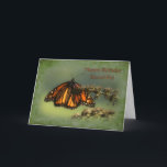 Geburtstag - geheimer Kumpel - Schmetterling Karte<br><div class="desc">Erhellen Sie den Tag Ihres geheimen Kumpels mit dieser schönen Naturkarte</div>