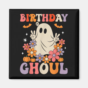 Geburtstag Ghoul Floral Ghost Halloween Girls Magnet