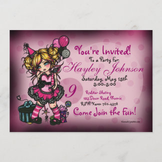 Geburtstag Girl Fairy Prinzessin Custom Einladunge Einladung
