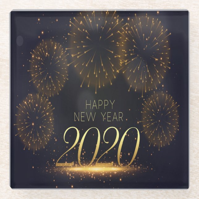 Geburtstag Glasuntersetzer (Vorderseite)