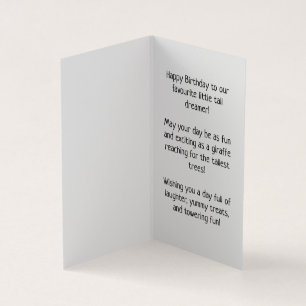 Geburtstag glücklich - Kinderkarte