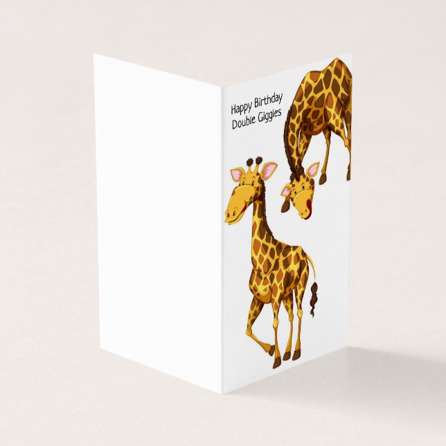 Geburtstag glücklich - Kinderkarte (Vorderseite)