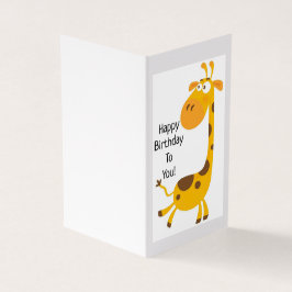 Geburtstag glücklich - Kinderkarte