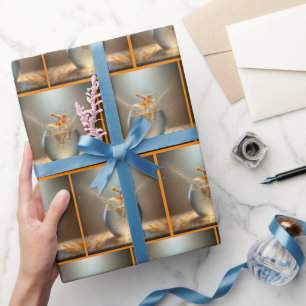 Geburtstag Goldfish springt aus Fishbowl Geschenkpapier