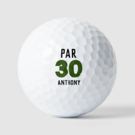 Geburtstag Golfer Funny 30. Party Par 30 Golfball