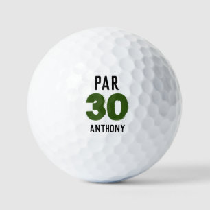 Geburtstag Golfer Funny 30. Party Par 30 Golfball