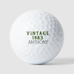 Geburtstag Golfer Funny 40. 40. Grün Schwarz Golfball
