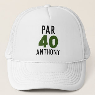 Geburtstag Golfer Funny 40. glücklicher Vater Par Truckerkappe