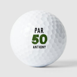 Geburtstag Golfer Funny 50. glücklicher Vater Par Golfball