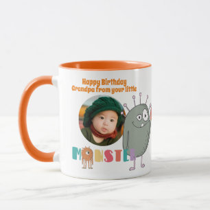 Geburtstag GRANDPA FOTO TASSE KIDS Kleine Monster