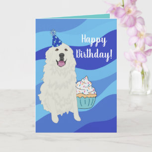 Geburtstag Great Pyrenees Mountain Dog Karte