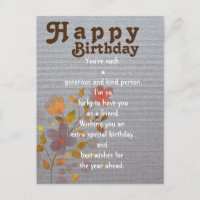 Geburtstag Große Karte