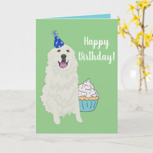 Geburtstag Große Pyrenäen Hundekarte Karte
