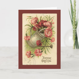 Geburtstag Gruß Vintage Reproduktion Karte