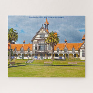 Geburtstag Grüße von Rotorua Neuseeland Puzzle