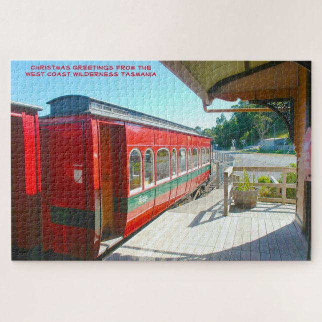 Geburtstag Grüße Westküste Wilderness Tasmania Puzzle (Horizontal)