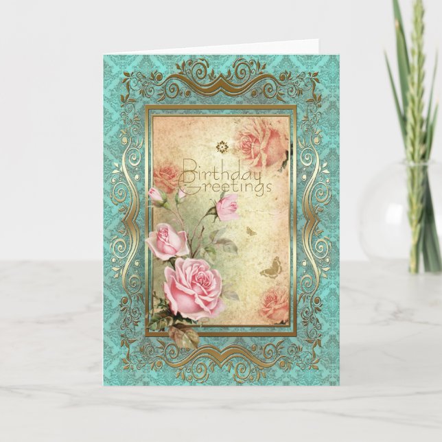 Geburtstag - Grußkarte Karte (Vorderseite)