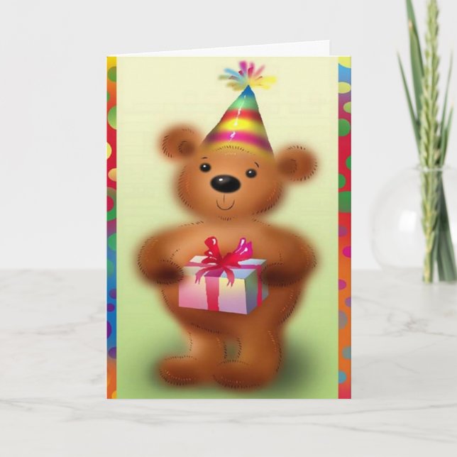 Geburtstag Grußkarte Karte (Vorderseite)