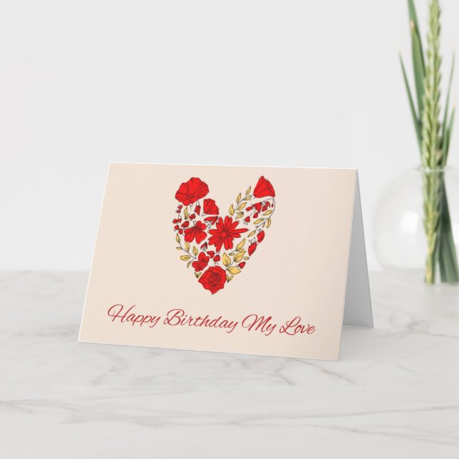 Geburtstag Grußkarten für Ihre Lieben. Einladung (Vorderseite)