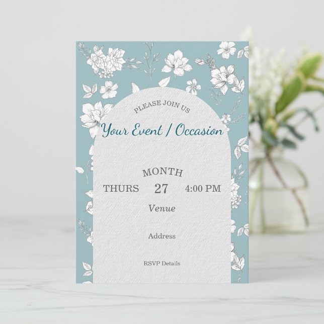 Geburtstag Hochzeit Weihnachten Generic Customize Einladung (Von Creator hochgeladen)