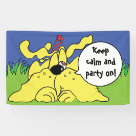 Geburtstag Hund HUH! Personalisiere Banner